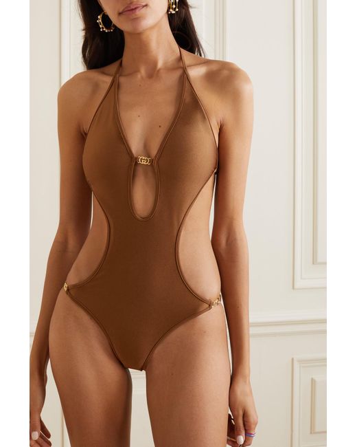 Gucci Interlocking G Jersey Bikini Set - Farfetch