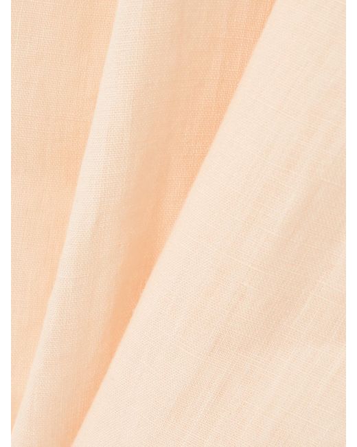 Johanna Ortiz Natural Passage Poise Hose Mit Weitem Bein Aus Bioleinen