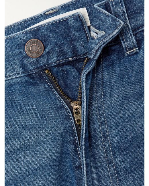 Chloé Blue High-Rise Skinny Jeans