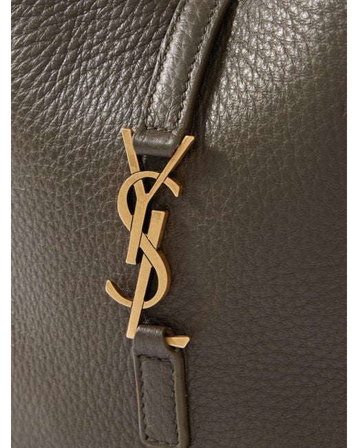 Saint Laurent White Le 5 À 7 Mini Textured-Leather Shoulder Bag