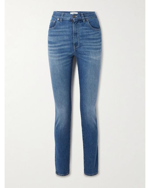 Chloé Blue High-Rise Skinny Jeans