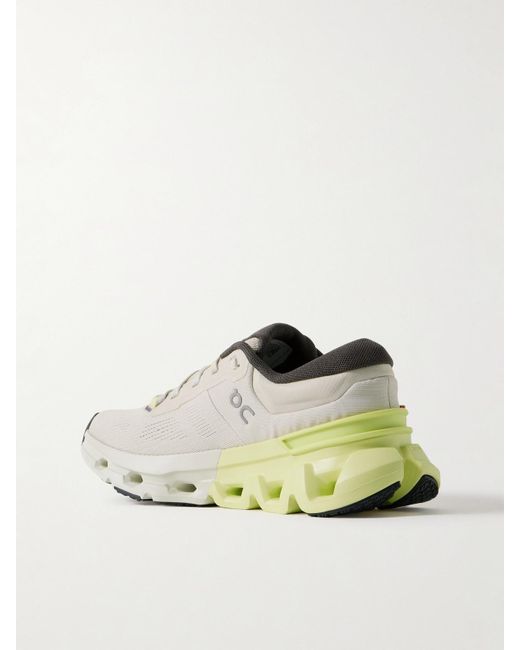 On Shoes White Cloudflyer 5 Mesh Sneakers
