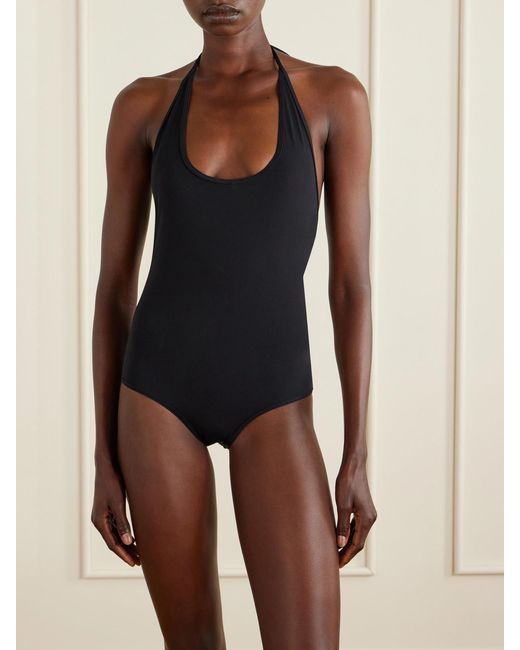 Totême  Black Halterneck Swimsuit