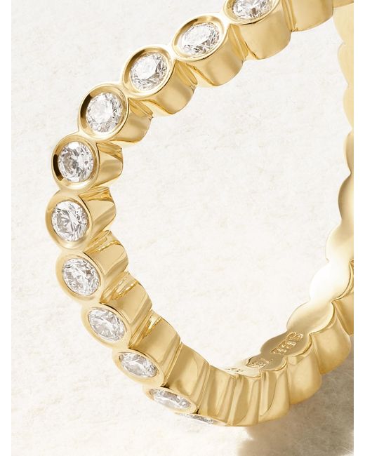 Sophie Bille Brahe Natural Courant Sky 18-Karat Recycled Diamond Ring