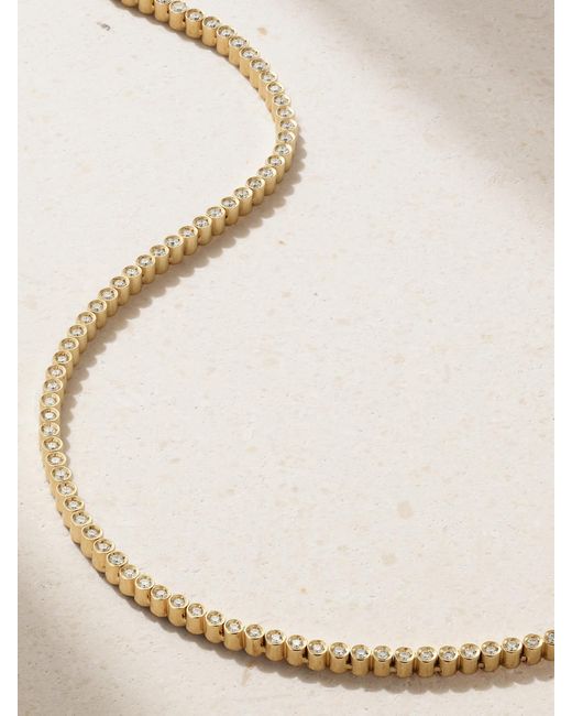 Sophie Bille Brahe Natural Classic Tennis 18-Karat Diamond Necklace