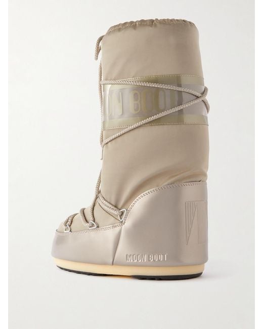 Moon Boot Natural Icon Glance Shell And Pvc Snow Boots