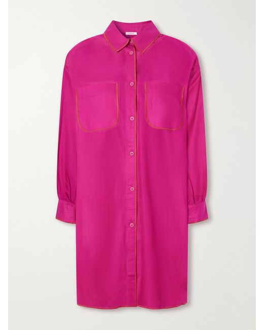 Eres Pink Colorama Cotton Shirt