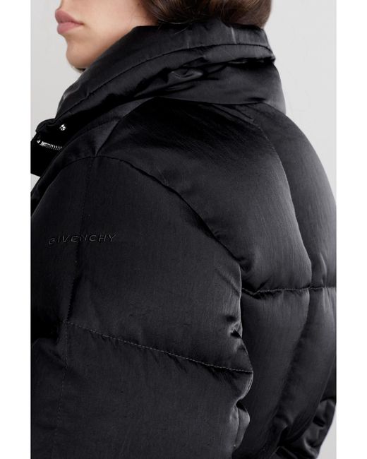 Givenchy Black Quilted Shell And Ribbed Wool-Blend Down Jacket
