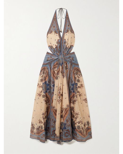 【Zimmermann】Ascension printed cotton maxi dress Ascension printed cotton maxi dress in multicoloured