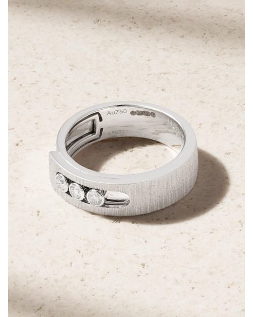 Messika Natural Move Noa Ciselé 14-Karat Diamond Ring