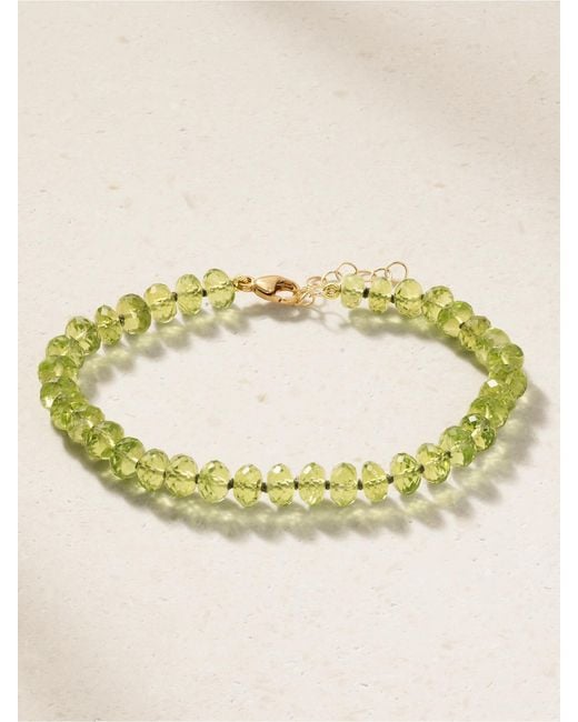 JIA JIA Metallic Oracle 14-Karat Peridot Bracelet