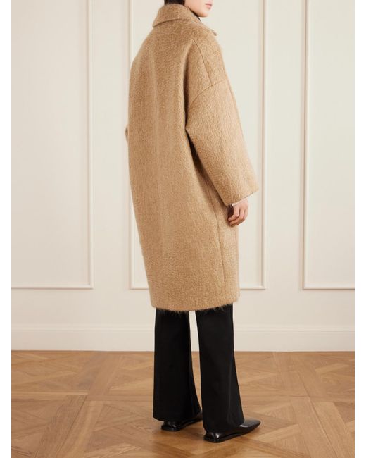 Joseph Natural Alger Brushed Wool And Mohair-Blend Coat