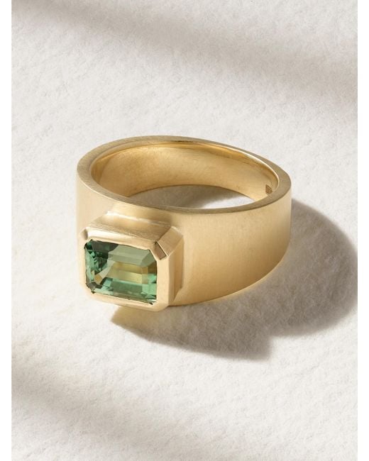 Irene Neuwirth Natural Gemmy Gem 18-Karat Tourmaline Ring