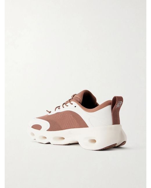 Loewe Brown On Cloudsolo Rubber-Trimmed Recycled Mesh Sneakers