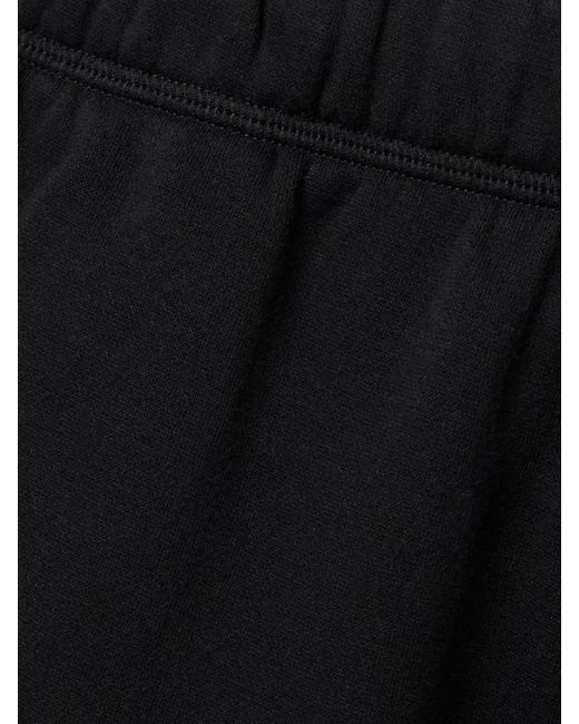 Pantalon Droit En Jersey De Coton Mélangé Classic, Onyx Skims en coloris Black