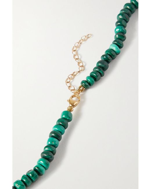 JIA JIA Green Malachite And Quartz Necklace