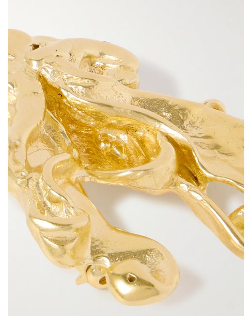 YSSO Metallic Eden Rock St Barths Ylang Ylang Vergoldete Brosche