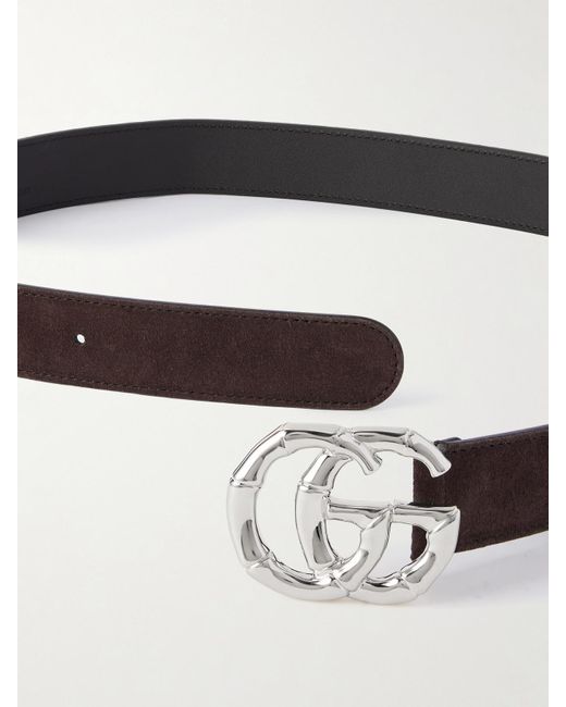 Gucci Brown Suede Belt