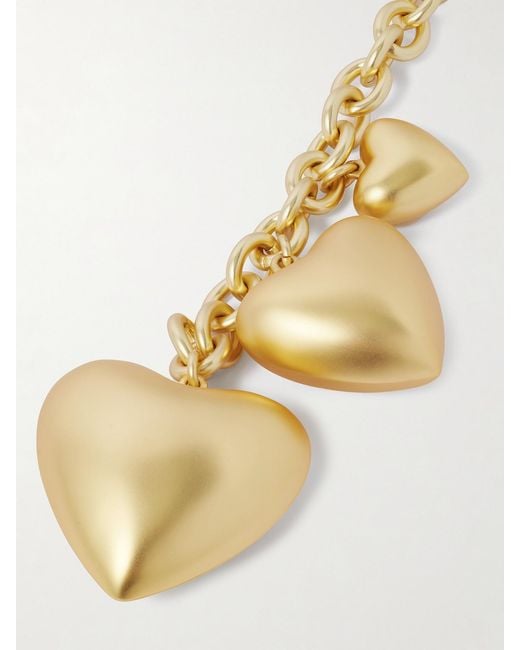 Roxanne Assoulin Metallic The Puffy Heart-Tone Bag Charm