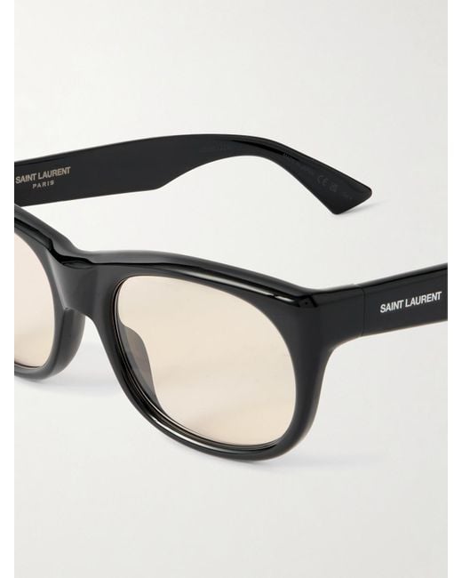 Saint Laurent Black Romy D-Frame Acetate Sunglasses
