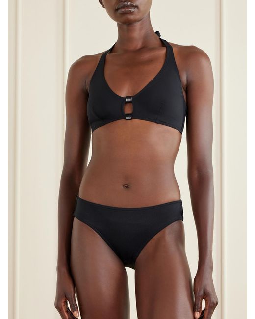 Eres Black Clap Embellished Bikini Briefs
