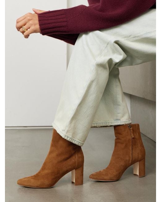Bottines En Daim Rosie 70 Manolo Blahnik en coloris Brown