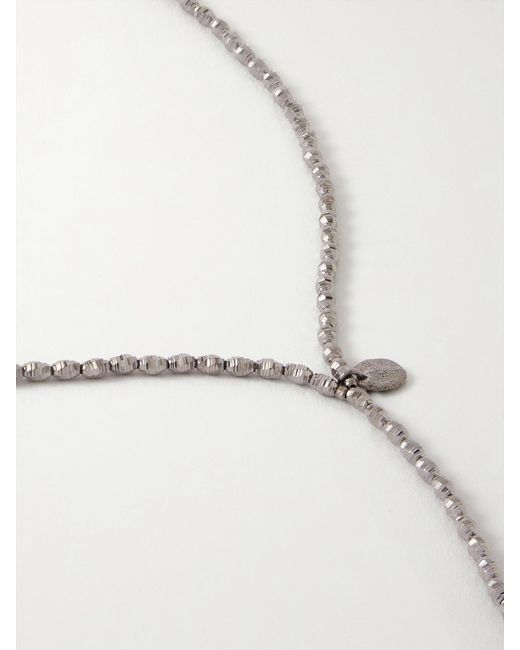 Brunello Cucinelli White Beaded Necklace