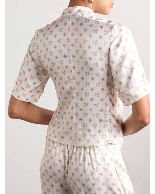 LIBEROWE Natural Josette Hemd Aus Twill Mit Blumenmuster