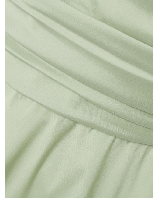 Robe Du Soir Bustier En Taffetas À Nœud Lucinda BERNADETTE en coloris Green