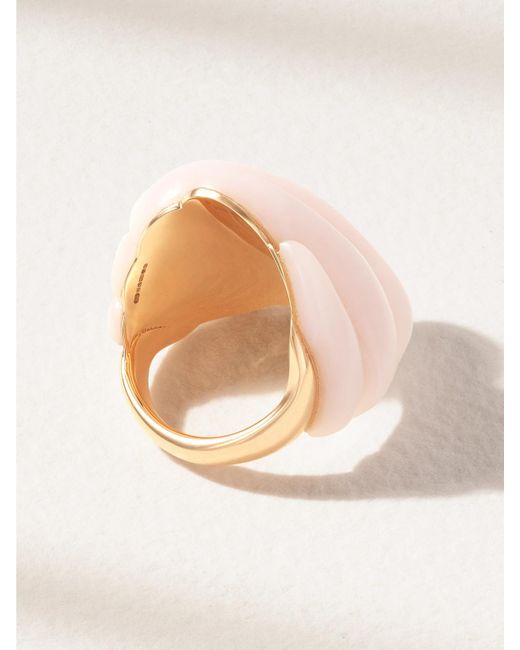 Fernando Jorge Pink Gleam Ring Aus 18 Karat Roségold Mit Opal