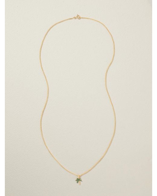 Yvonne Léon Natural 18-Karat Tsavorite Necklace