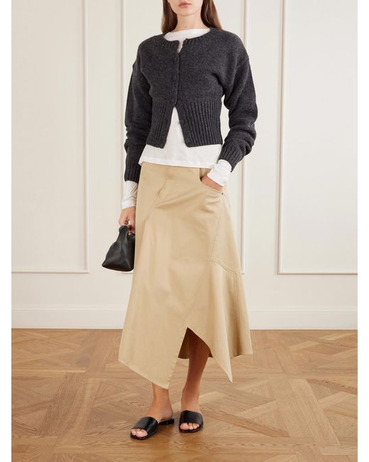 Maison Margiela White Tabi Split-Toe Leather Flats
