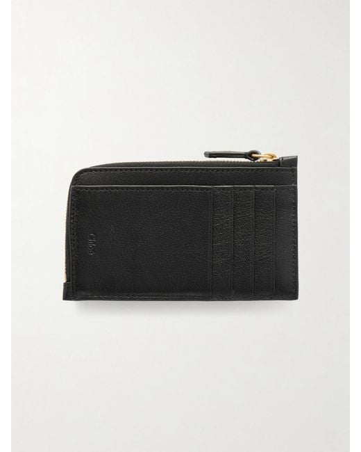 Chloé Black Paddington Embellished Leather Cardholder