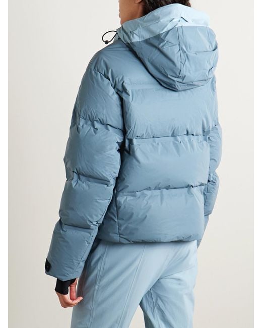 Aztech Mountain Blue Super Nuke Two-Tone Padded Shell Down Ski Jacket