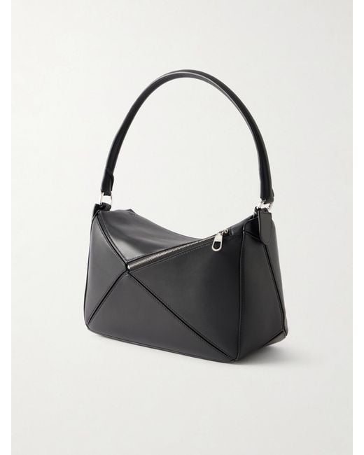 Loewe Black Paula's Ibiza Puzzle Small Leather Shoulder Bag