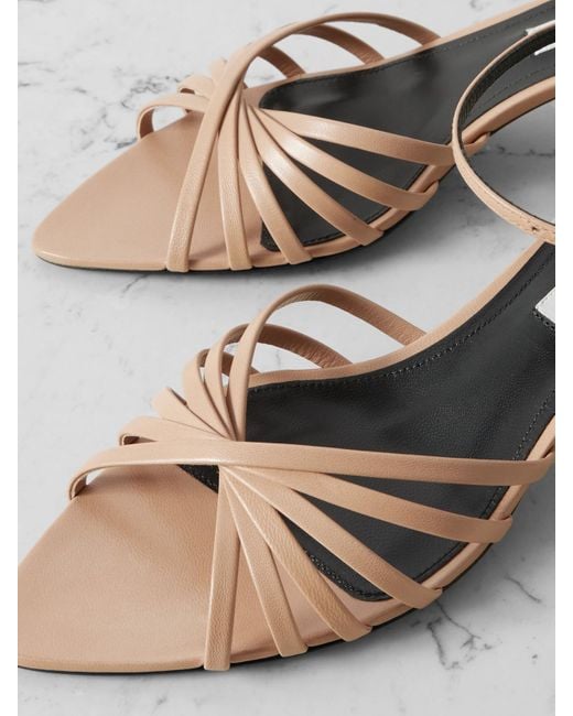 Victoria Beckham Natural Leather Sandals