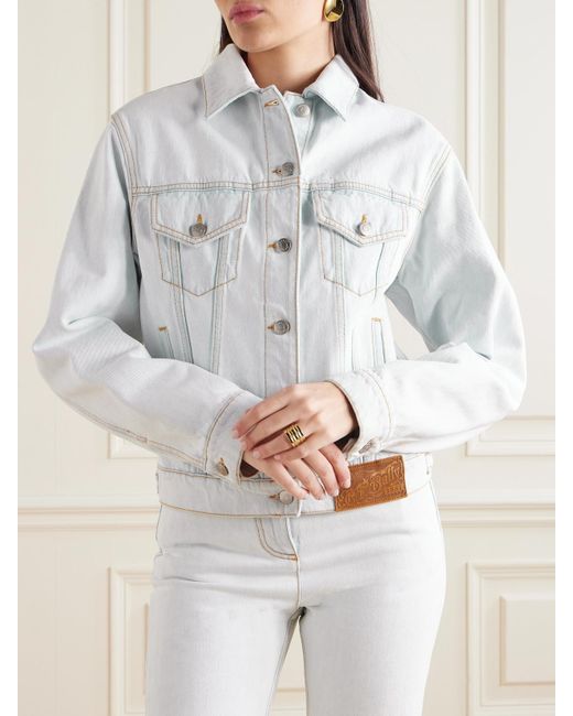 Bally White Jeansjacke