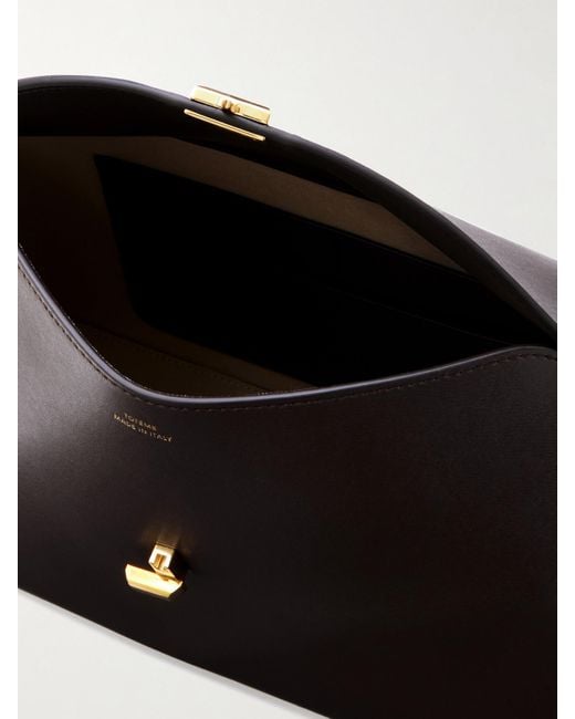 Totême  Brown T-Lock Schultertasche Aus Leder