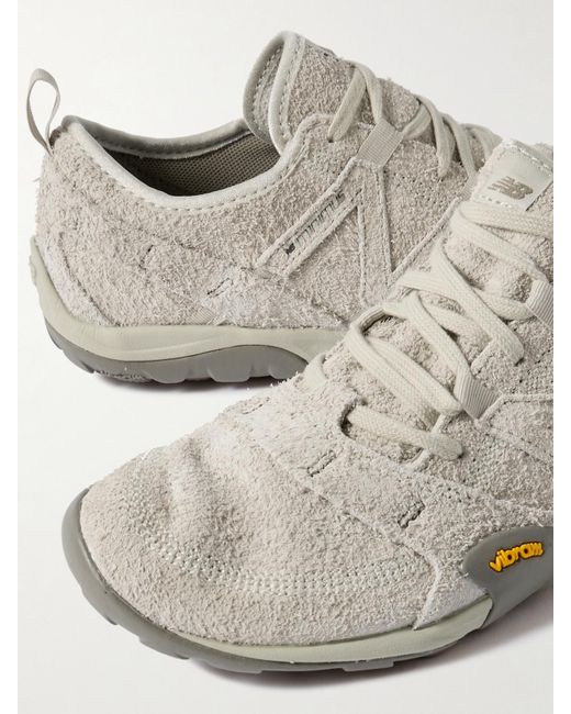 New Balance White Mt10 Suede-Trimmed Mesh Sneakers