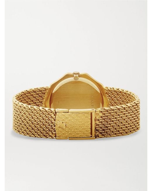 Stephanie Windsor Metallic Audemars Piguet Vintage Decagon 1980S Hand-Wound 34Mm 18-Karat And Diamond Watch, Ref. No. 11848