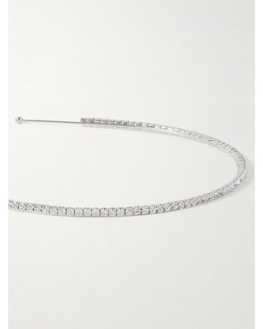 Serre-Tête En Métal Et Cristaux Swarovski Elize Jennifer Behr en coloris Natural