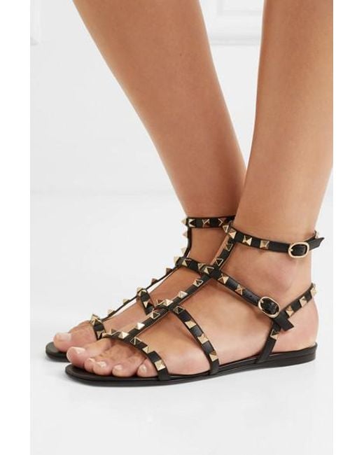 valentino rockstud flip flops