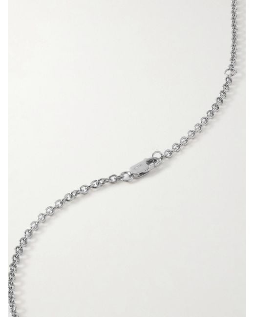 Totême  White Rhodium-Plated Necklace