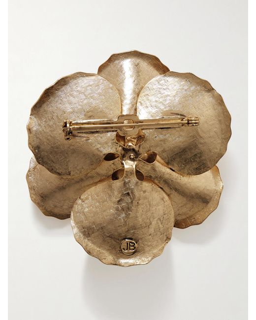 Jennifer Behr Natural Gladiolus-Plated Brooch