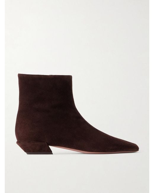 Paris Texas Brown Bettina 25 Suede Ankle Boots