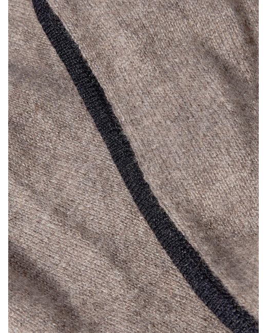 Lisa Yang Gray Chelsea Cashmere Scarf