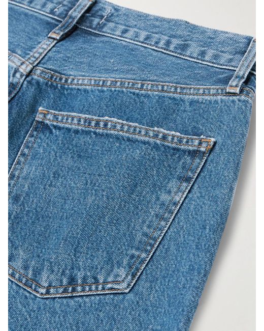 Agolde Blue 90S Mid-Rise Straight-Leg Jeans