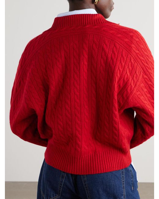 Brunello Cucinelli Red Pullover Aus Kaschmir
