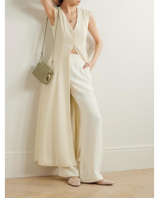 Abadia Natural Midikleid Aus Strick