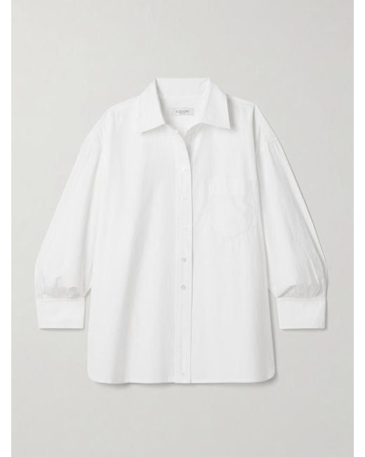 Suzie Kondi White Kappa Cotton-Poplin Shirt